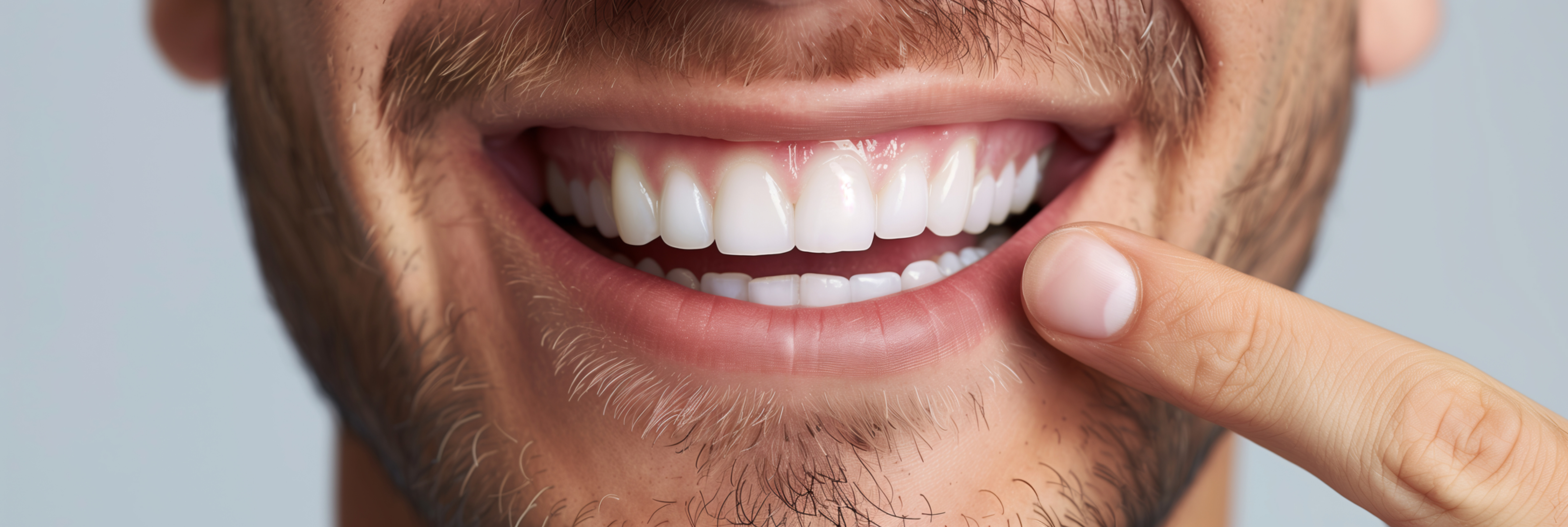 Natural-looking smile after cosmetic dental treatment